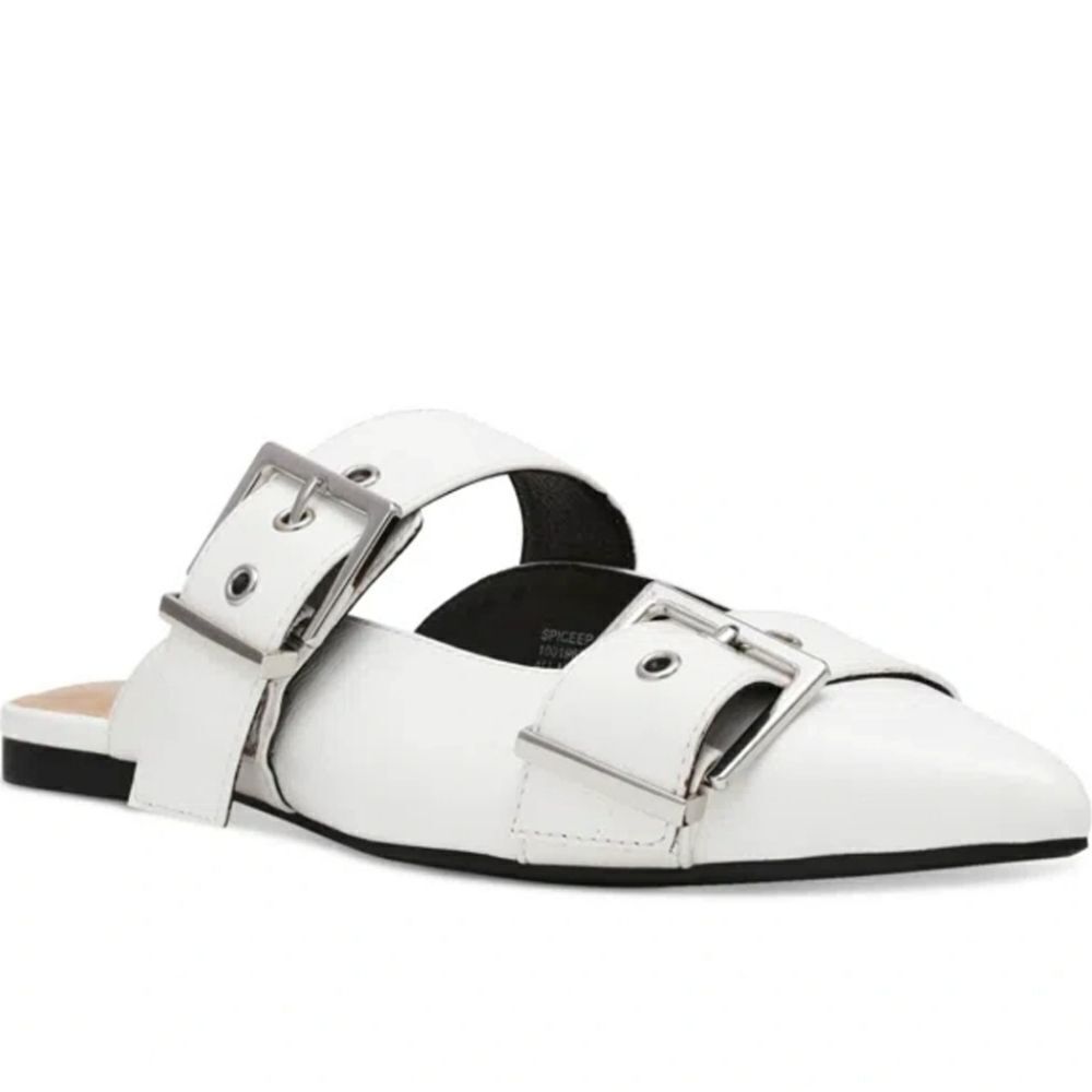 NIB Wild Pair Spicee Buckle Mules Sz 7